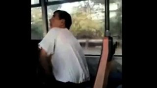 caught jerking off in the bus