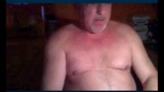 Spanish grandfather masturbating on cam