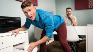 Jake Porter and Colby Tucker fucking at the office