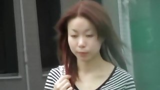 Brisk Asian princess gets nicely tricked during sharking meeting