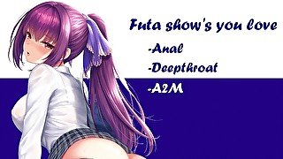 Hantai JOI Anal  Futa show's you anal love
