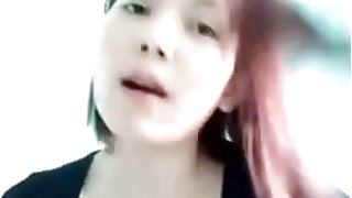 Hot asian working out