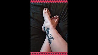 Solo Foot Fetish Worshipping Compilation // Tattoos // Feet // Ankles // Freshly Painted