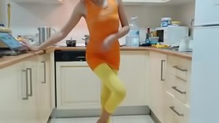 Sexy Girl In The Kitchen No Nudity
