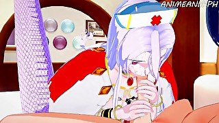 Monster Girl Doctor Hentai: Saphentite Neikes Treat Her Patient Until Cumshot