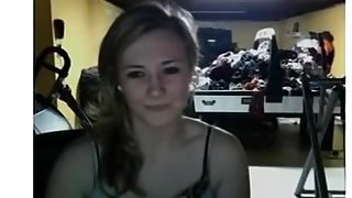 Perfect immature exposed on a webcam