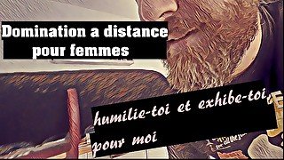 [Audio FR] suis mes ordres, humilie-toi et exhibe-toi - domination a distance pour femme