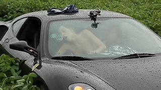 This couple fucks in the house, in the car and outdoors