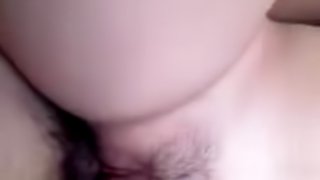Indonesian girl gets her hairy pussy fucked by her boyfriend