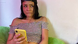 My Stepdad Surprises me by playing with my Pussy - blowjob