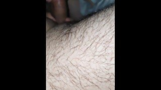 Step mom make step son ejaculate in her mouth for first time (full cumshot)
