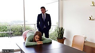 Hot secretary Jill Kassidy gets fucked in the office