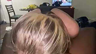 HE FOUND OUT!! Cheating Blonde Teen Craves A BBC Creampie; Sneaks Out To Fuck Bull POV