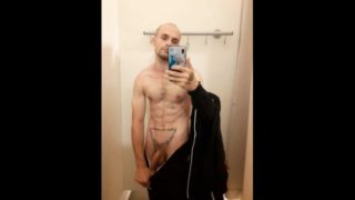 Showing my dick in fitting room- public clothing store.