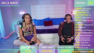A naked Twitch girl gets as down and dirty as a streamer can get.