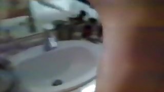Dude tapes himself having sex with his wife in the mirror