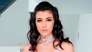 Sensual and slutty teen Brooklyn Gray knows how to suck