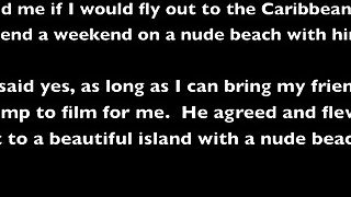 Helena Price - My Caribbean Nude Beach Vacation Part 2 - Getting Felt Up By A Black Man!