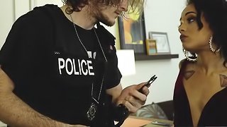 Young hooker caught and fucked by police