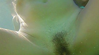 Underwater Sex#My PUSSY LIPS Tremble & Vibrated during ANAL underwater SEX