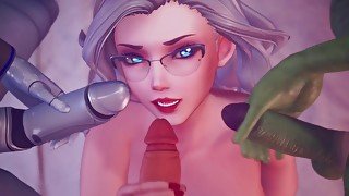 Dr. Lily Rides Her Strong Captain's Dick And After Her Body Is Poured With Cum