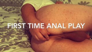 First time anal Penetration for him.  