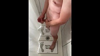 Public Shower Jerk Off PT1