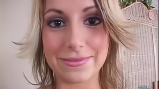 Beautiful Small Boobed Blonde Nikki Hilton Squirts to a Fat Cock in POV