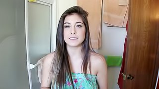 Newcomer has her first ever on camera fucks and loves it