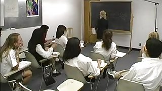 Beauties spanked by her teacher three