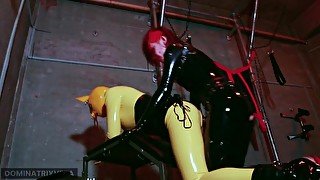 Rubber Piggy Pegging and Piss Play - Miss Vera 