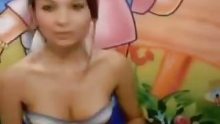 Hot immature Rubbing Pussy on Webcam