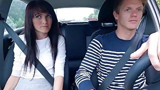 Cheating BF on Back Seats of Mr PussyLicking Car - PUSSY LICKING and POUNDING - HUGE CUMSHOT