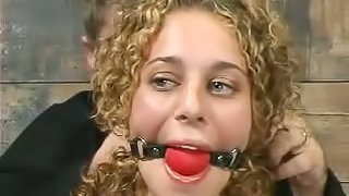 Blonde Gets Her Big Tits Tortured and Pussy Toyed in BDSM Vid