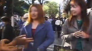 Busty Asian babe gets picked up on the street and gets her