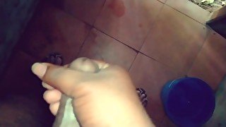 Sri lankan boy masturbating in the bathroom
