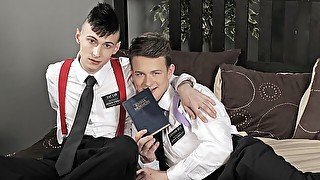 Mormon fuck movie with horny Connor Rex and Zac Law