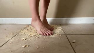 Feet Crushing Cereal ASMR Crush Fetish