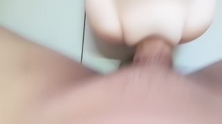 Fuck onhold sex toy with student asian boy