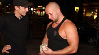Caleb Moreton and George enjoy anal for money