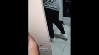 Muslim step mom in leggings steps into step son car and fuck before going at work