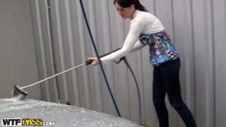 Snazzy dusky Ella in amazing BDSM XXX movie outside