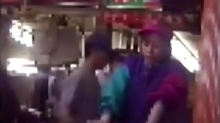 Asian mcdonalds girl gets vibrator bugged by her bf on the job