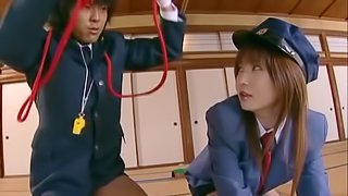 Aya Koizumi gets talked into riding a cock until she reaches an orgasm