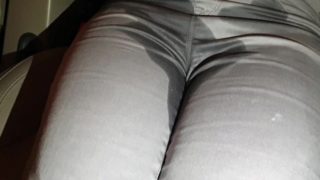 ⭐ Pissing my tight grey Jeans in the car seat! Who needs toilets? ) 