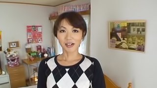 Risako Komatsu MILF banged hard with thick cum facial