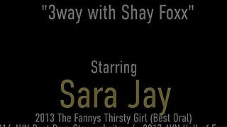 Curvy Cougars Shay Foxx And Sara Jay Love Cock Between Their Big Titties!