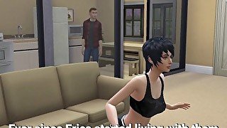 DDSims - MILF has Sex with Stepson and his Friends - Sims 4