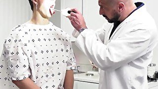 Doctor Tapes - Handsome Boy Visits Doctor For New Procedure To Help Him Stay Hard Longer During Sex