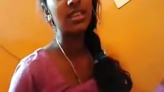 Indian hoe sucks a weiner and gets fucked in the missionary pose